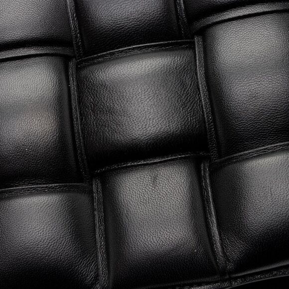 Bottega Veneta Lambskin Cassette Chain Maxi Shoulder Bag - Picture 14 of 16